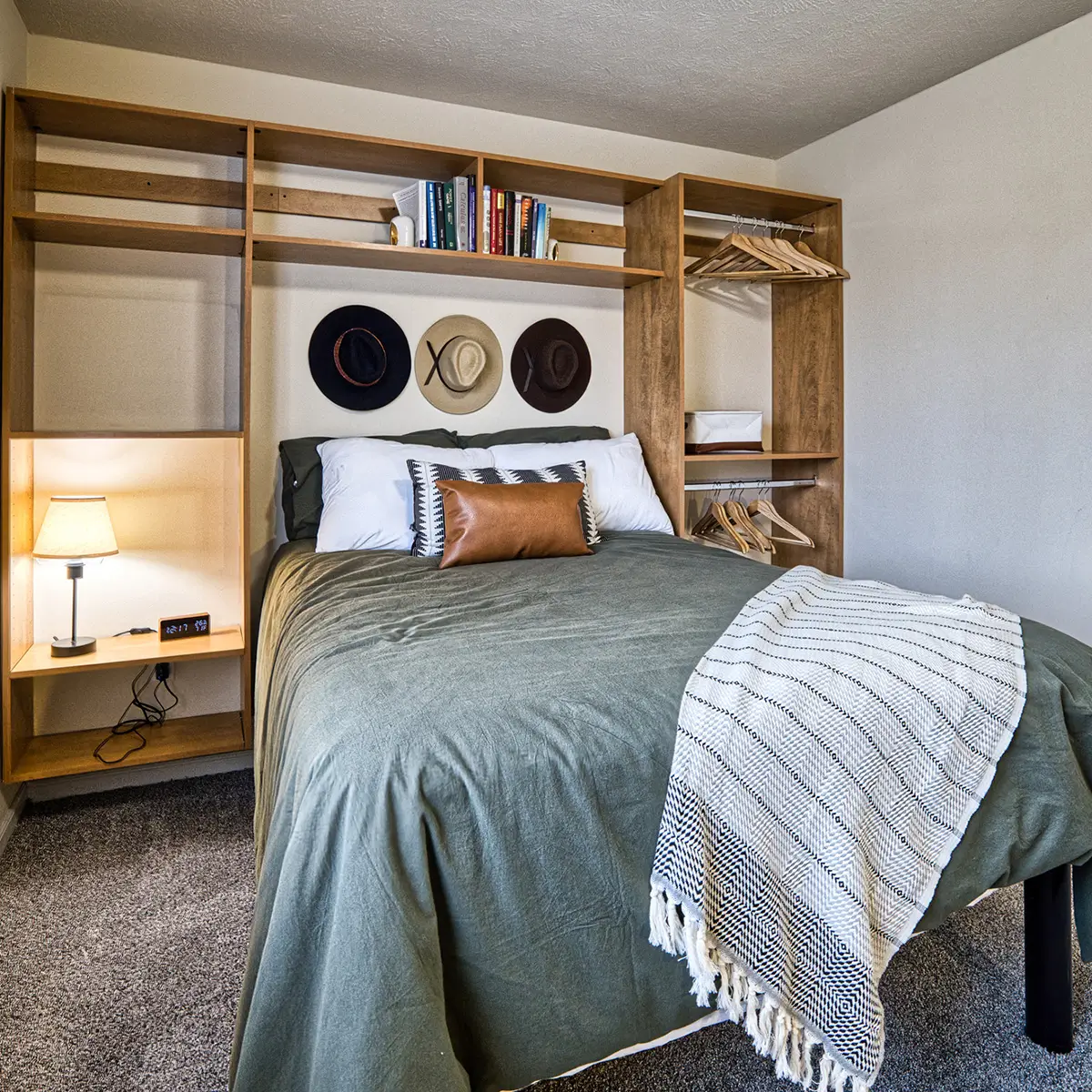 furnished bedroom
