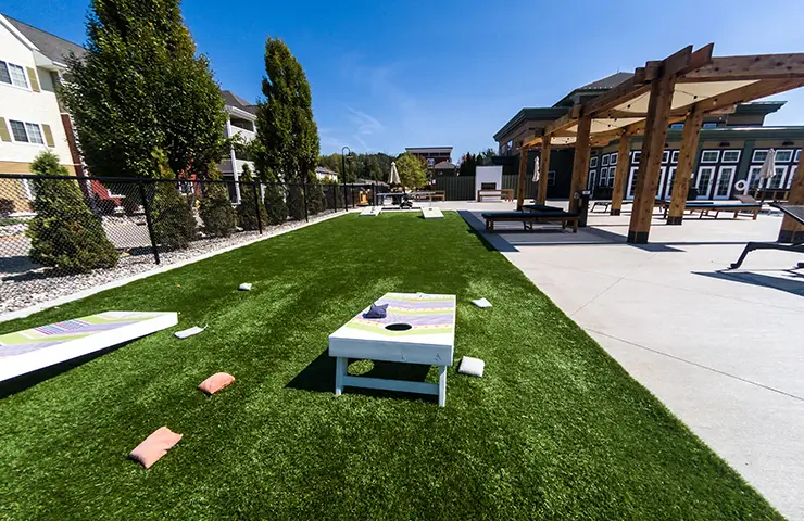 outdoor community space