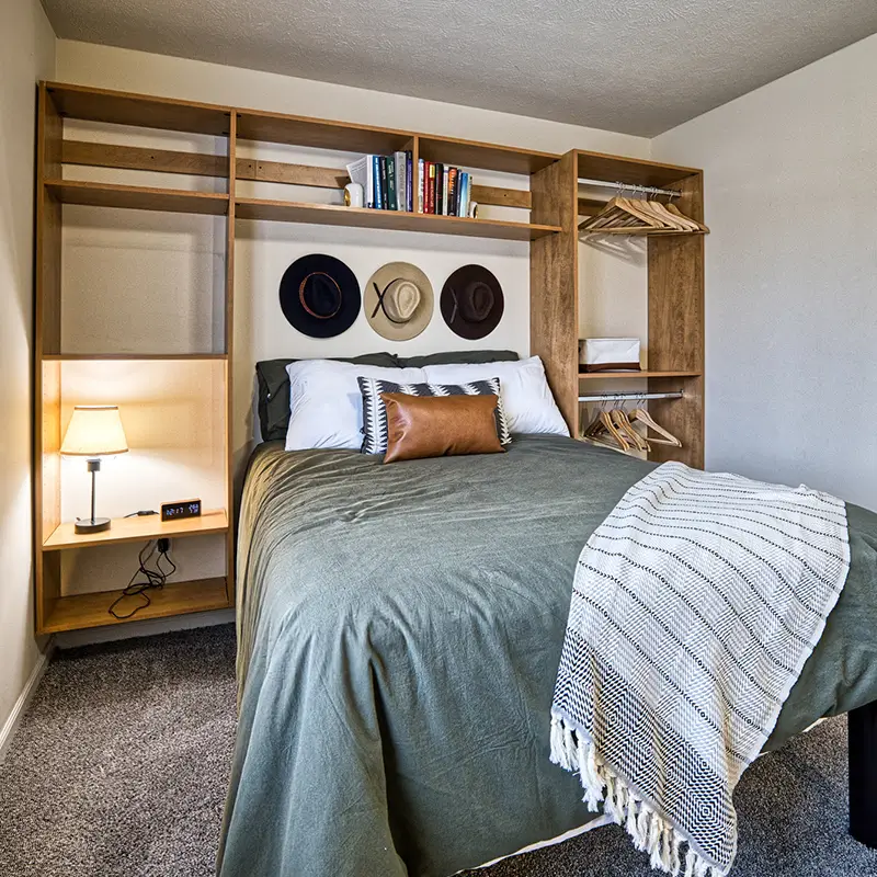 furnished bedroom