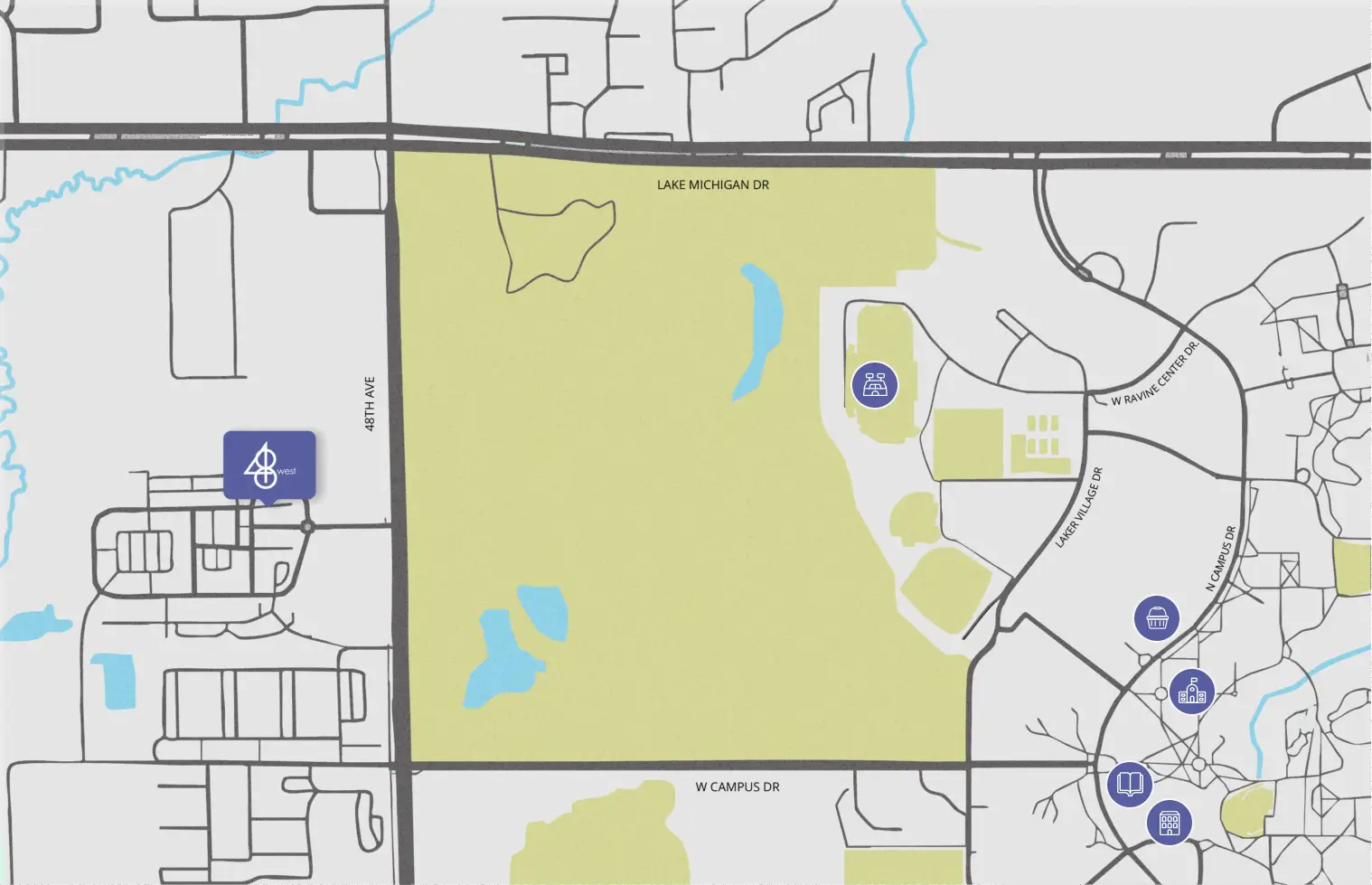 Map of local schools